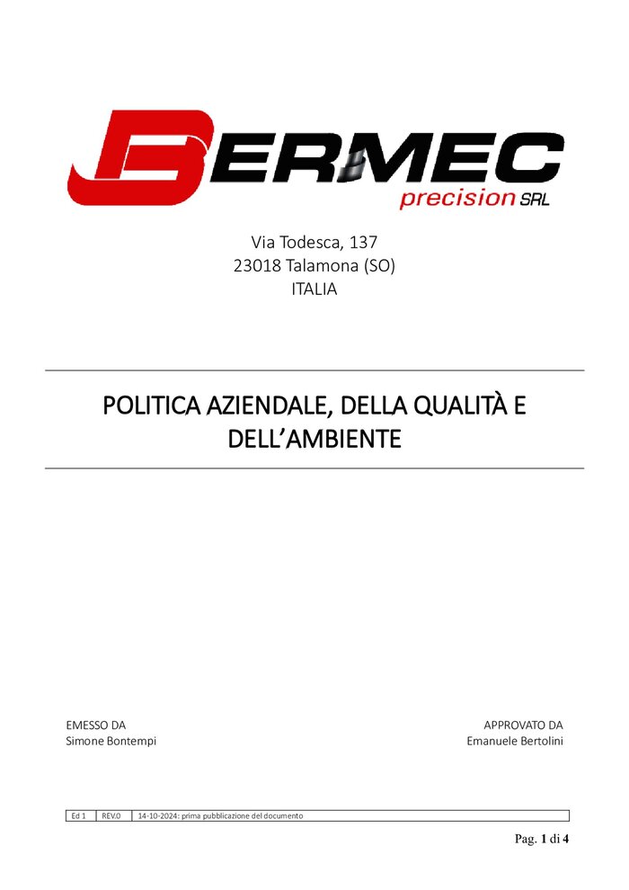 Politica Aziendale