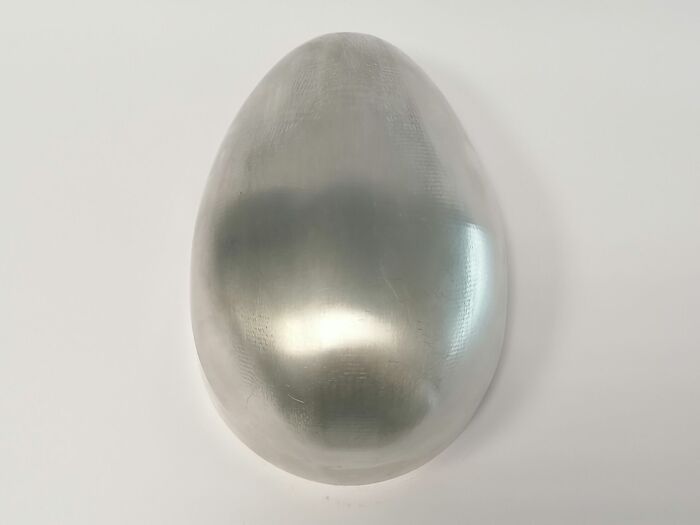 stampo per uovo di cioccolato in alluminio